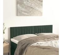 ZQQLVOO Cabeceros 2 Unidades Terciopelo Verde Oscuro Classic Upholstered Bed Frame Headboard with Soft Velvet Fabric, Adjustable Height, and Sturdy Wooden Legs for Back