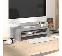 ZQQLVOO Centro de entretenimiento Unidad de Centro de Centro de Centro de Centro de Centro de Entretenimiento en el Salón Dormitorio Soporte de Monitor Gris Sonoma 42 x 24 x 13 cm Material de Madera