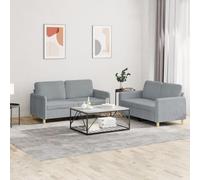 ZQQLVOO Conjunto de sofá de 3 plazas con cojín, funda de tela duradera y estructura de metal resistente para salón, comedor, cómodo grupo de asientos para relajarse