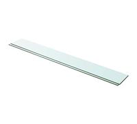 ZQQLVOO Estantería de pared para baño, 2 unidades, cristal transparente, 100 x 12 cm, para salón, cocina, oficina, baño