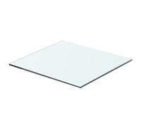 ZQQLVOO Estantería decorativa de pared para ducha, estante flotante, de cristal transparente, 40 cm x 30 cm