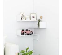 ZQQLVOO Estantería esquinera de pared, color blanco, para salón, cocina, 40 x 40 x 50 cm, material de madera