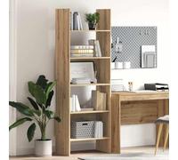 ZQQLVOO Estantería Moderna de Madera Sólida con Amplia Capacidad de Almacenamiento para Sala de Estar u Oficina - Estantería Contemporánea y Minimalista para Libros y Decoración