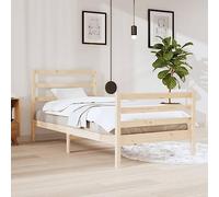 ZQQLVOO Estructura de cama familiar de madera maciza de pino, 90 x 200 cm