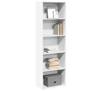ZQQLVOO Librería blanca multifuncional para sala de estar 60x30x189cm madera