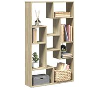 ZQQLVOO Librería de roble Sonoma, estantería decorativa para dormitorio, 72 x 20 x 120 cm, material de madera