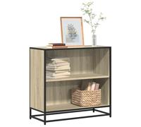 ZQQLVOO Librería de roble Sonoma, estantería decorativa para salón, para hotel, 80,5 x 35 x 76 cm, material de madera