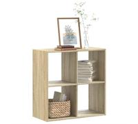 ZQQLVOO Librería de roble Sonoma, estantería decorativa versátil para libros para salón, 68,5 x 32 x 68,5 cm, material de madera