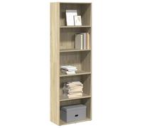 ZQQLVOO Librería Sonoma Roble Multifuncional Estantería para Salón 60x30x189cm Madera