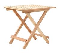 ZQQLVOO Mesa auxiliar plegable de madera de nogal maciza, 50 x 50 x 49 cm, mesa de consola, mesa de consola, mesa de pasillo, mesa de entrada, aparador auxiliar para entrada y pasillo