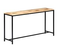 ZQQLVOO Mesa consola 140 x 35 x 76 cm mango de madera maciza, mesa de consola, mesa de consola, mesa de pasillo, mesa de entrada, aparador, mesa auxiliar para entrada y pasillo