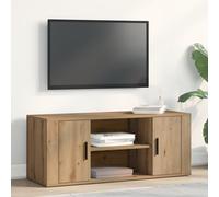 ZQQLVOO Mueble de televisión Artisan roble mueble de TV 100 x 35 x 40 cm madera
