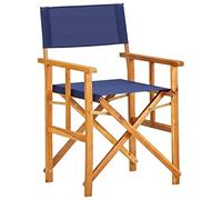 ZQQLVOO Silla de directorio de madera maciza de acacia azul, sillas de comedor al aire libre, sillas de exterior para patio, patio, jardín, patio