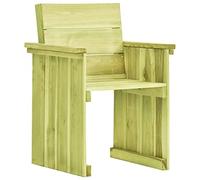 ZQQLVOO Silla de jardín de madera de pino impregnada, sillas de comedor al aire libre, sillas para exteriores, sillas para patio, patio, jardín, patio