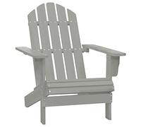 ZQQLVOO Silla de jardín de madera gris muebles de jardín muebles de terraza para jardín Balcony