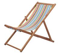 ZQQLVOO Silla de playa plegable de tela y marco de madera multicolor, sillas de comedor al aire libre, sillas de exterior para patio, patio, jardín, patio