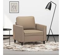 ZQQLVOO Sillón de piel sintética duradera con estructura de metal, cómodo para leer y relajarse, diseño moderno para sala de estar