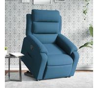 ZQQLVOO Sillón de relax con ayuda para levantarse, color azul terciopelo para balcón, interior