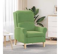 ZQQLVOO sillón Verde Claro Sillón Moderno de Terciopelo con Acolchado de Espuma y Estructura Resistente para Sala de Estar 76 x 94 x 102 cm Terciopelo