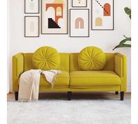 ZQQLVOO Sofá de terciopelo de 2 plazas con asiento acolchado grueso y patas de apoyo, diseño moderno para sala de estar, cómodo para relajarse, ver la televisión o leer, tela de terciopelo suave, alta