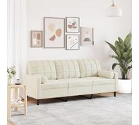 ZQQLVOO Tela de terciopelo de 3 plazas sofá moderno con estructura de metal, fundas de almohada extraíbles, suaves y cómodas para salón, sillón, sofá en gris