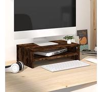 ZQQLVOO Unidad de entretenimiento centro de entretenimiento en casa centro de entretenimiento en el salón dormitorio soporte monitor roble ahumado 42 x 24 x 13 cm material de madera adecuado para sala