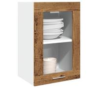 ZQQLVOO Vitrina Colgante Lyon de Madera Vieja 40x31x60 cm con Puerta práctica y Amplio Espacio de Almacenamiento, Fabricada en Madera de ingeniería Resistente para Cocina y hogar,