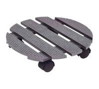 ZQQLVOO WPC - Rodillo para plantas (4 unidades, 30 x 7,5 cm), color gris