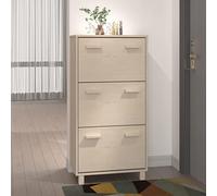 ZQQLVOO Zapatero marrón miel, 59,5 x 35 x 117 cm, madera maciza de pino, organizador de zapatos, zapatero para pasillo estrecho