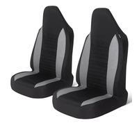 ZQRHHWINY Fundas Asiento Coche Delanteras para BMW F10 E70 E87 E91 F20 E83 E84 E92, Juego de 2 Fundas Asientos Respaldo Alto Transpirables Compatibles con Airbag Accesorios,C