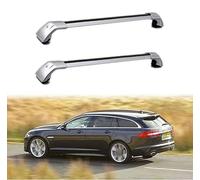ZQWZY Barras de Techo para Jaguar XF Sportbrake 2010-2016 Barras Portaequipajes de Aluminio 75 Kg/Cada Carga 2 Piezas,2