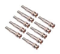 Zqxnt 3. Conector BNC macho giratorio de soldadura para cable de vídeo de cobre CCTV, accesorios de fácil instalación, conector de vídeo CCTV