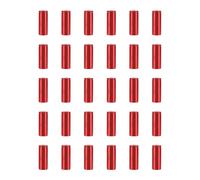 Zqxnt 30 tapas de tubo de alambre para bicicleta, punta de cable de aleación de aluminio, para bicicletas de carretera, montaña, cables de freno, puntas de extremo, crimpado de extremo de cable, fácil