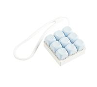 Zqxnt 9 teclados clics llavero de juguete, probador de interruptores mecánicos para entrenamiento y viajes, teclas de compañero de oficina, juguete