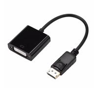 Zqxnt Adaptador a VGA/HDTV para extender o duplicar pantallas en televisores de alta definición sin pérdida de señal y adaptador DVI sin parpadeo