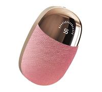 Zqxnt Almohadilla térmica de mano de felpa recargable, calentador eléctrico suave y cómodo para estudiantes y ancianos