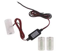 Zqxnt Cable de batería alcalina C LR14 de 2 pines, fuente de alimentación, repuesto de 3 piezas para reloj eléctrico de linterna de juguete