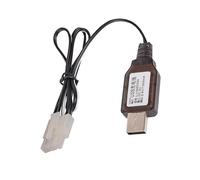 Zqxnt Cable de carga USB compacto para carga de batería de 9,6 V NiCD en iluminación remota de juguete y herramienta eléctrica para cable remoto de coche