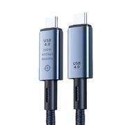 Zqxnt Cable de datos USB tipo C de velocidad rápida compatible con pantalla 8K y suministro de energía de 240 W para portátiles, teléfonos inteligentes y tabletas, accesorio tipo C
