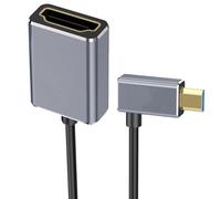 Zqxnt Cable flexible de cámara versión 2.1 de 48 Gbps de ancho de banda microed a dinámico estándar 8 K60 Hz para consolas de videojuegos, cable microed