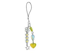 Zqxnt Colgante de corazón de moda con cuentas de pez juguetón que ofrece durabilidad y estilos adecuados para el uso diario. Llavero de resina