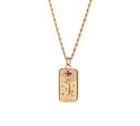 Zqxnt Collar vintage unisex de adivinación con colgante de tarjeta de tarot con diseño de flor de sol de cristal, cadena torcida, collar de adivinación de clavícula de arcanos mayores