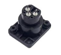 Zqxnt Conector XLR recto de 3 pines para montaje en panel de terminales de aleación ABS, adaptador auditivo para Studio Live Tool menos conector XLR