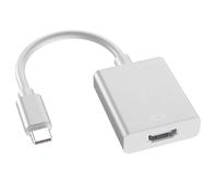 Zqxnt Convertidores USB C a Hdtv 3840 x 2160 30 Hz, carcasa de aleación de aluminio, no requiere software para juegos de streaming, trabajo, 3840 x 2160, tipo C a Hdmis