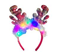 Zqxnt Diadema de fiesta festiva, tocado de Feliz Navidad, aro para el pelo, celebración, tocado de Nochebuena