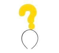Zqxnt Divertida diadema con signo de interrogación, diademas divertidas, signo de exclamación, llamativas, disfraces de fiesta a granel