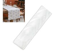 Zqxnt Elegante mantel de mesa con lentejuelas doradas/plateadas y copos de nieve, perfecto para decoración de comedor de Navidad, camino de Navidad