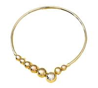 Zqxnt Hermoso collar de cuello abierto, collar minimalista con perlas, delicado collar abierto para uso diario, citas, fiestas, joyería de cuello simple