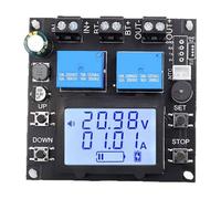 Zqxnt Interruptores automáticos de corte de baja tensión CC 10 V 110 V con relés, pantalla LCD, protección de 10 A, para baterías de litio ácido, relés automáticos de batería