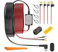 Zqxnt Juego de cables duros de instalación ordenada, cámaras globales de tres ruedas, incluyendo seguridad de bajo potencial a 11,6 V esquema de color